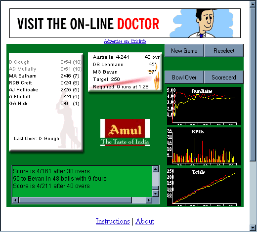 CIcricket One Day Game